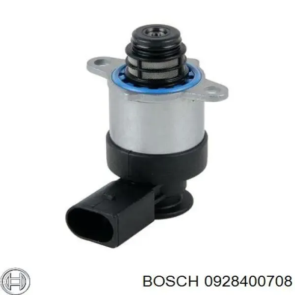 Клапан регулювання тиску, редукційний клапан ПНВТ 0928400708 Bosch
