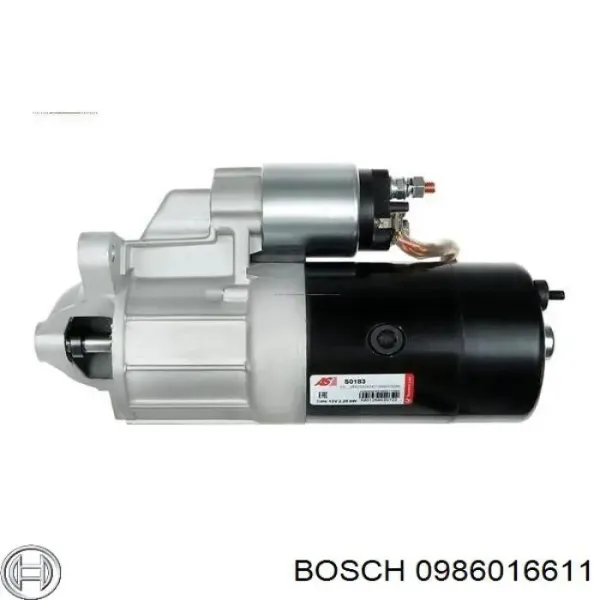 Стартер 0986016611 Bosch