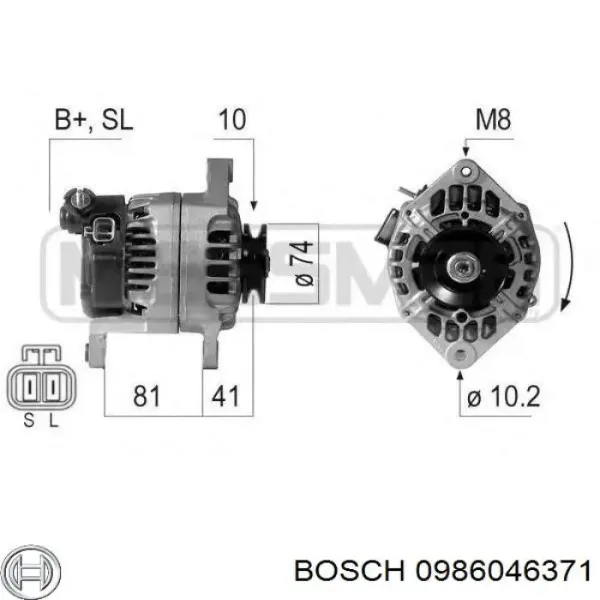 Генератор 231000F610 Nissan/Infiniti