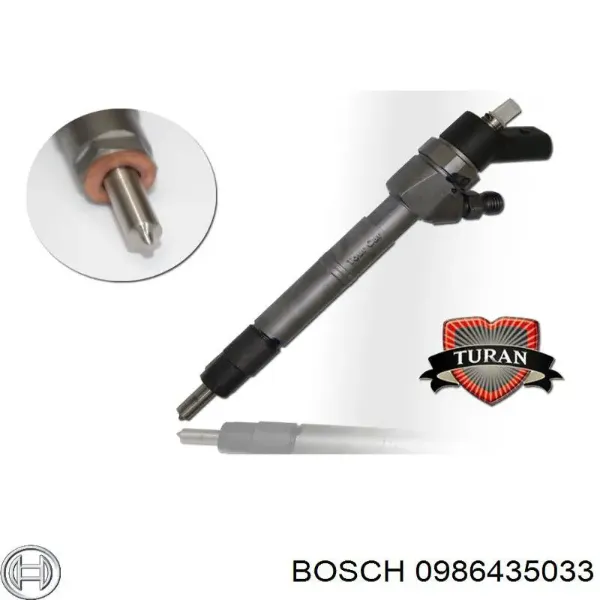 Паливні форсунки 0986435033 Bosch