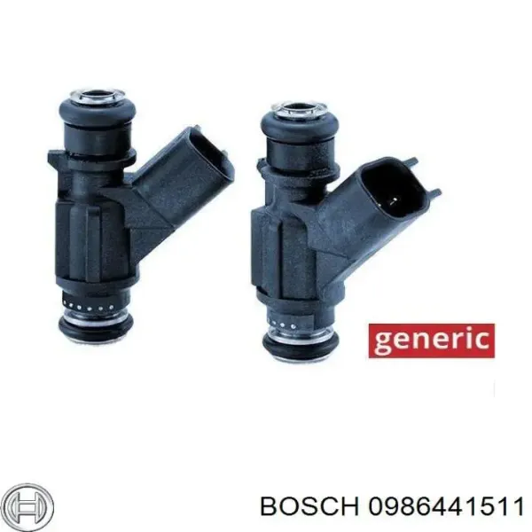 Паливні форсунки 0986441511 Bosch