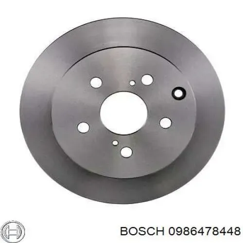 Гальмівні диски передні 0986478448 Bosch