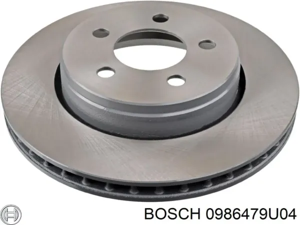Гальмівні диски передні 0986479U04 Bosch