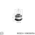 Бендикс стартера BOSCH 1006209704