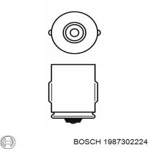 Лампочка 1987302224 BOSCH