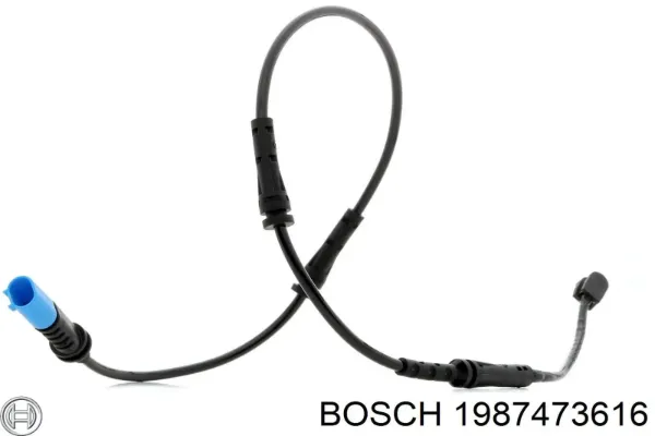 Датчик зносу гальмівних колодок, передній 1987473616 Bosch