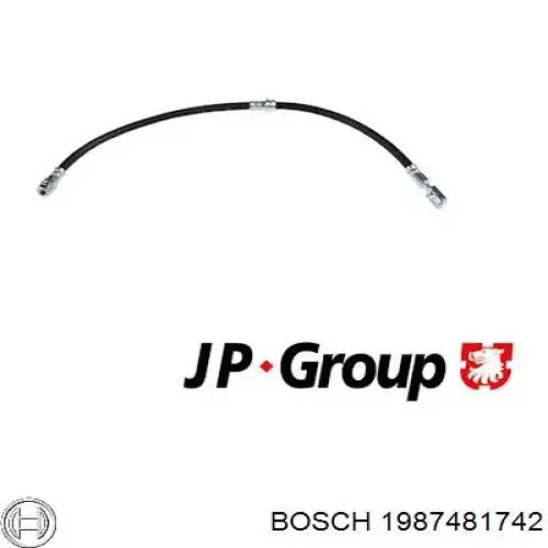 Гальмівні шланги передні 1987481742 Bosch
