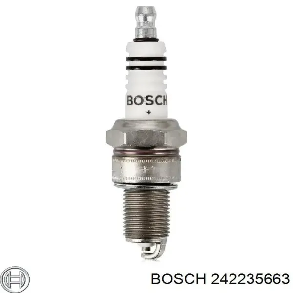 Свічки запалювання 242235663 Bosch