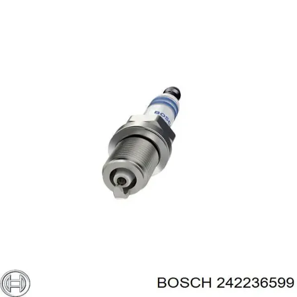 Свічки запалювання 242236599 Bosch