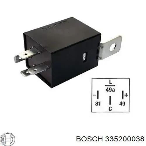 Реле поворотів 335200038 Bosch