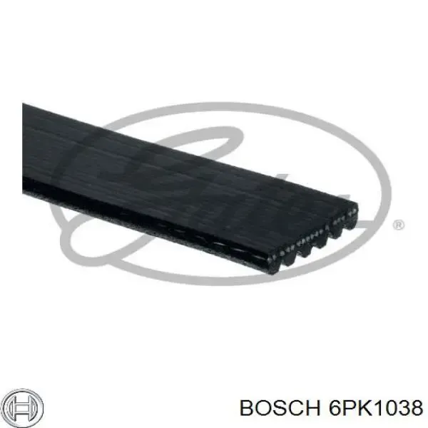 Ремінь генератора 6PK1038 Bosch