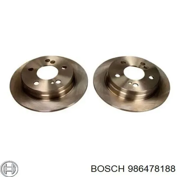 Гальмівні диски 986478188 Bosch