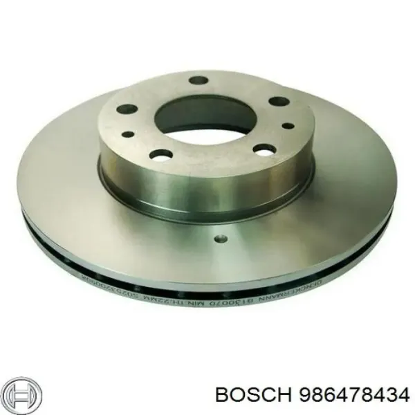 Гальмівні диски передні 986478434 Bosch