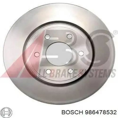 Гальмівні диски передні 986478532 Bosch