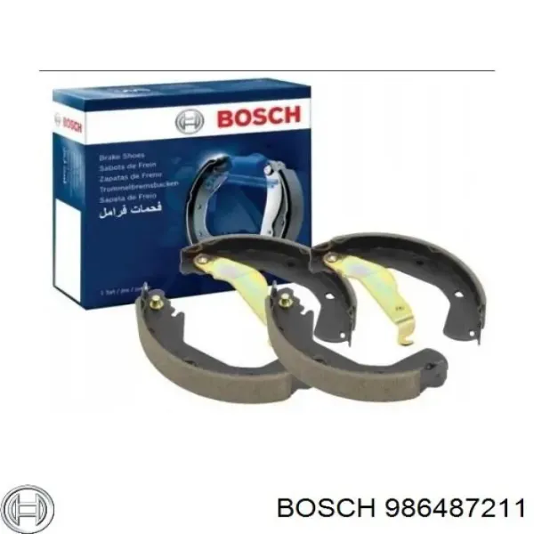Колодки ручника 986487211 Bosch