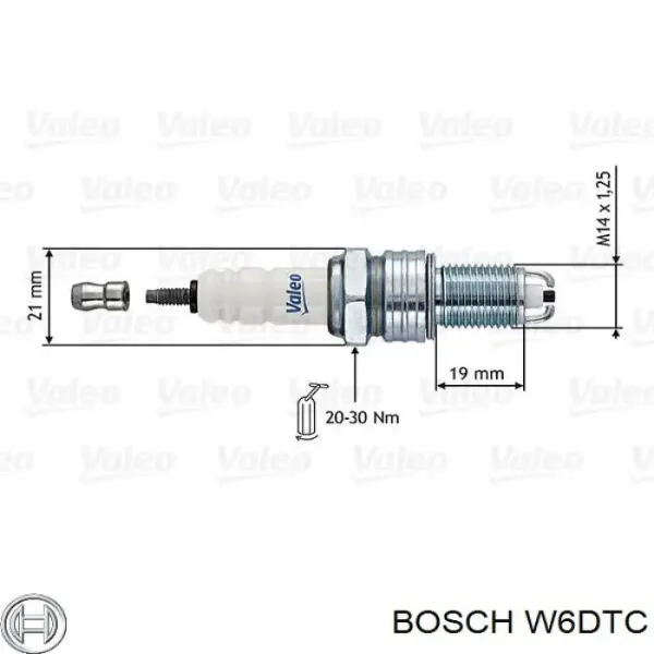 Свічки автомобільні Bosch W6DTC ціна, від