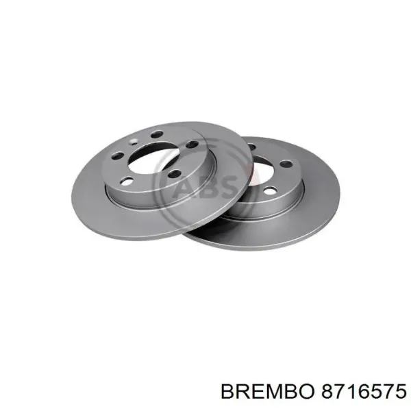 Гальмівні диски 8716575 Brembo