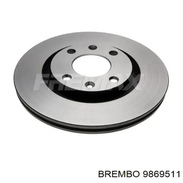Гальмівні диски передні 9869511 Brembo