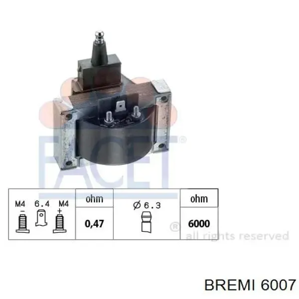 Купити 6007 Bremi Кришка трамблеру