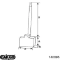 Щітка стартера Ford Fiesta JH, JD