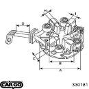 Щеткодеpжатель стартера NISSAN 233804A00B Щеткодеpжатель стартера NISSAN 233804A00B