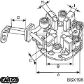 Щітка стартера Nissan Note E11
