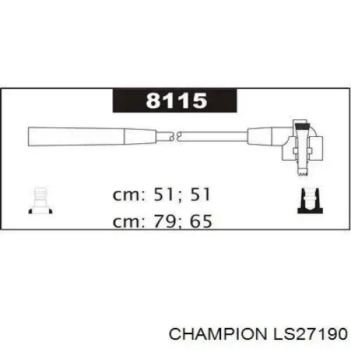Високовольтні дроти LS27190 Champion