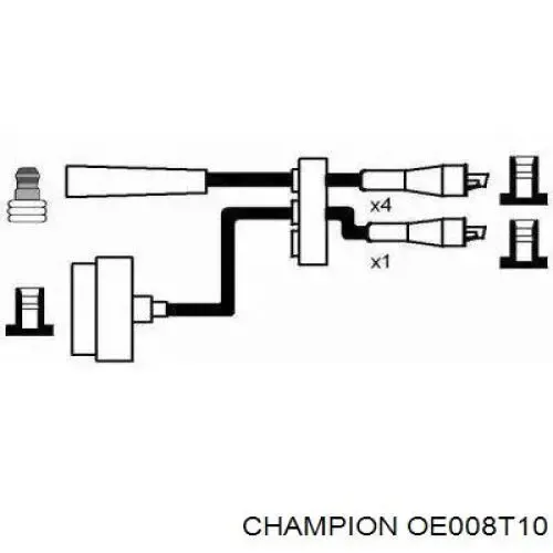 Свічки Champion OE008T10