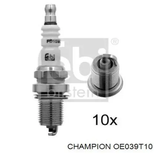Свічки запалювання OE039T10 Champion