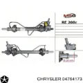 Рульова рейка CHRYSLER 04764173