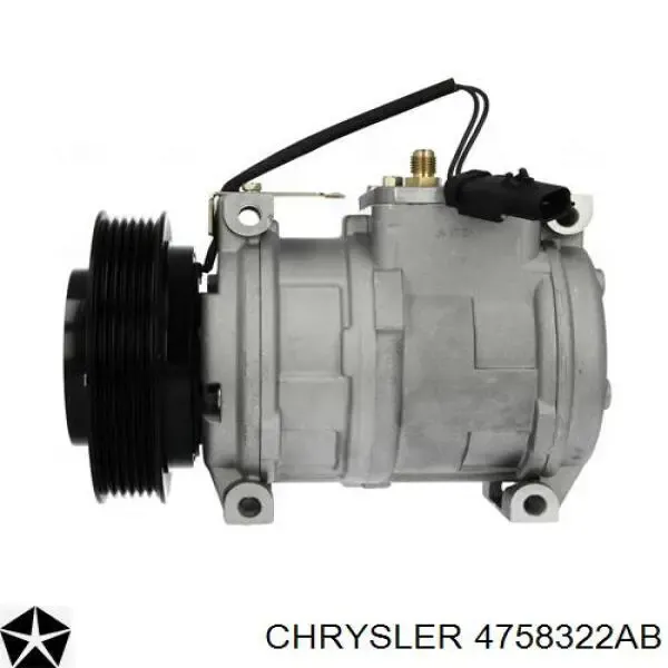 Компресор кондиціонера 4758322AB Chrysler