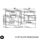 ШРУС наружный CHRYSLER 4950525A00 ШРУС наружный CHRYSLER 4950525A00