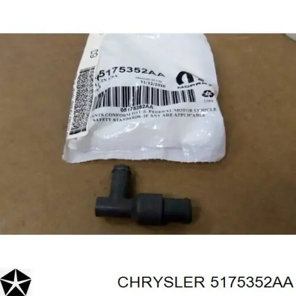 Клапан вентиляції картерних газів 5175352AA Chrysler