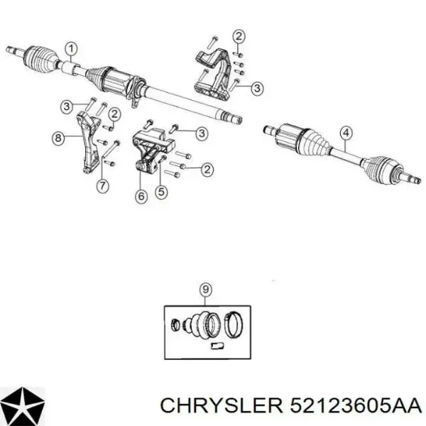  52123605AA Chrysler