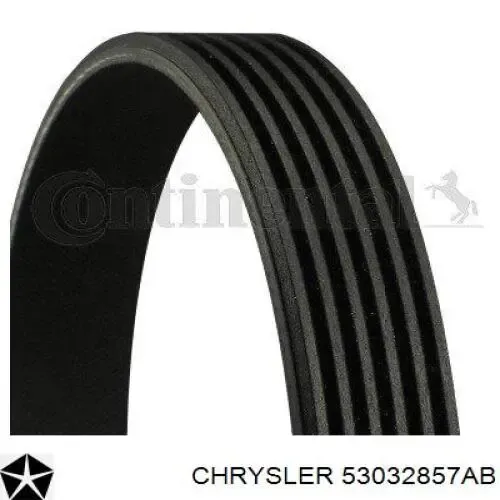 Ремінь генератора 53032857AB Chrysler