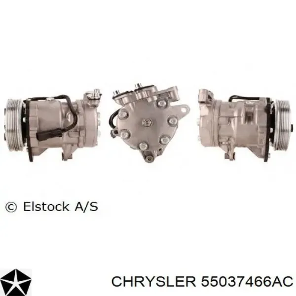 Компресор системи кондиціювання Chrysler 55037466AC ціна, від