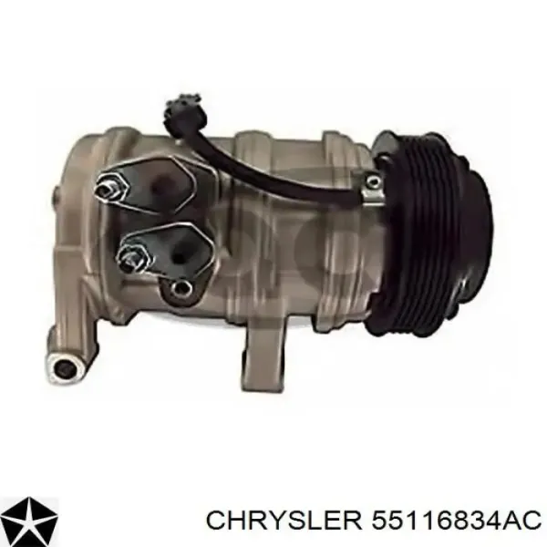 Компресор кондиціонера 55116834AC Chrysler