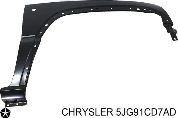 Передній бампер 5JG91CD7AD Chrysler