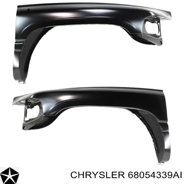 Крило переднє ліве 68054339AI Chrysler