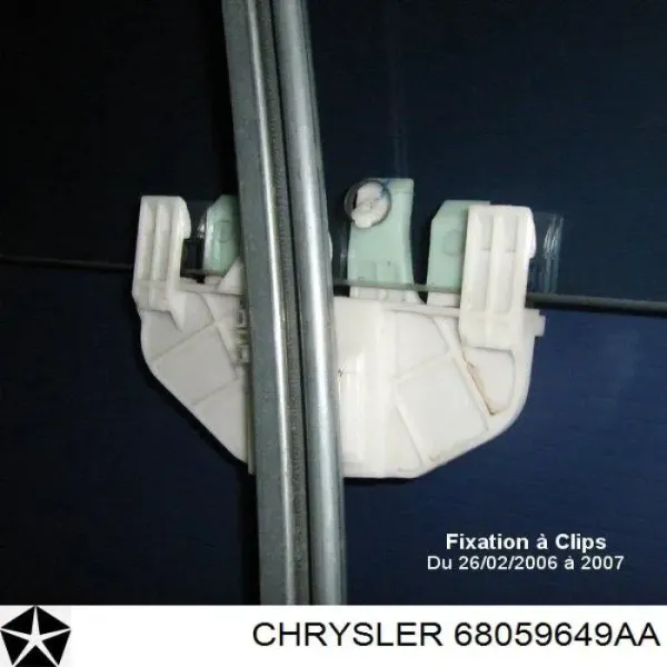 Скло передніх дверей, лівою K55360375AH Fiat/Alfa/Lancia