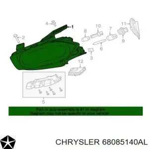 68085140AL CHRYSLER