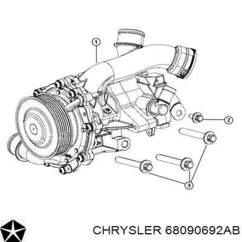 Помпа A6512001601 Mercedes