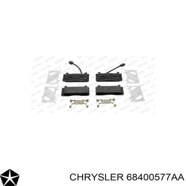 Передні тормозні колодки 68400577AA Chrysler