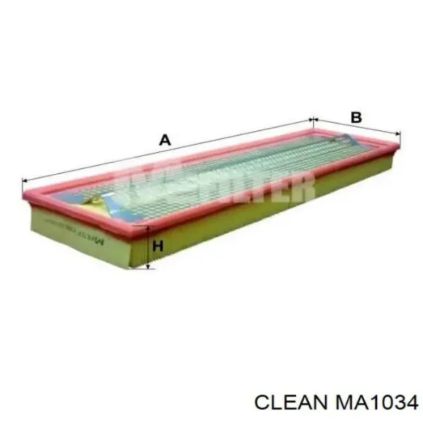 Повітряний фільтр MA1034 Clean