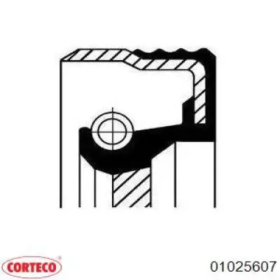 Сальник АКПП/КПП, вхідного/первинного валу 01025607 Corteco