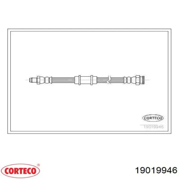 Гальмівні шланги передні 19019946 Corteco