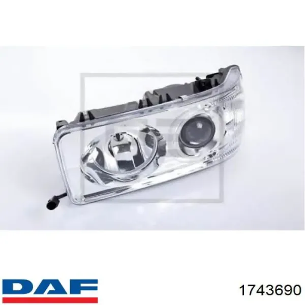 Фара ліва 1743690 DAF