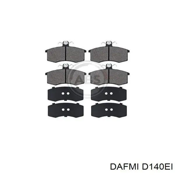 Передні тормозні колодки D140EI Dafmi