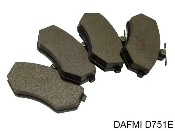 Задні гальмівні колодки D751E Dafmi