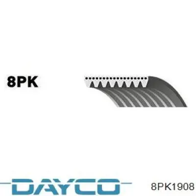 Ремінь генератора 8PK1908 Dayco